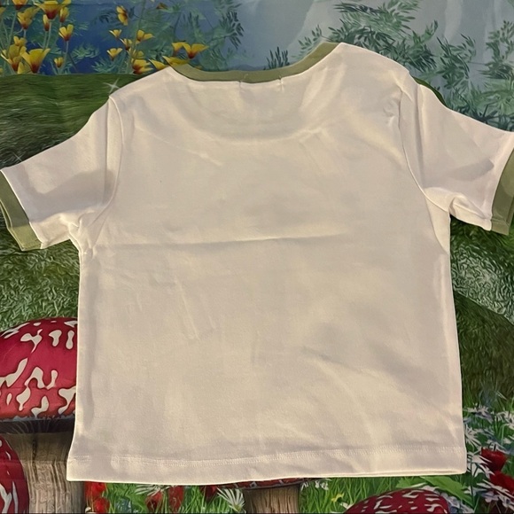 Mushroom Crop Tee, Small and Large Sizes, NWT - Picture 11 of 12